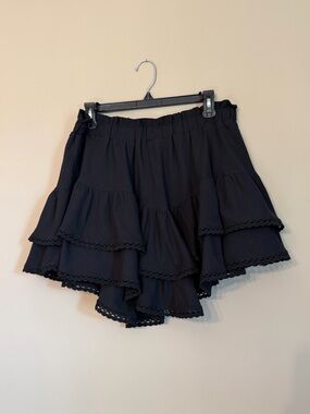 Ruffled High Waisted Skort
